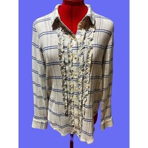 Anthropologie Pilcro Women's Long Sleeve Top Size Small